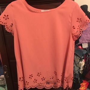 Women’s papaya blouse